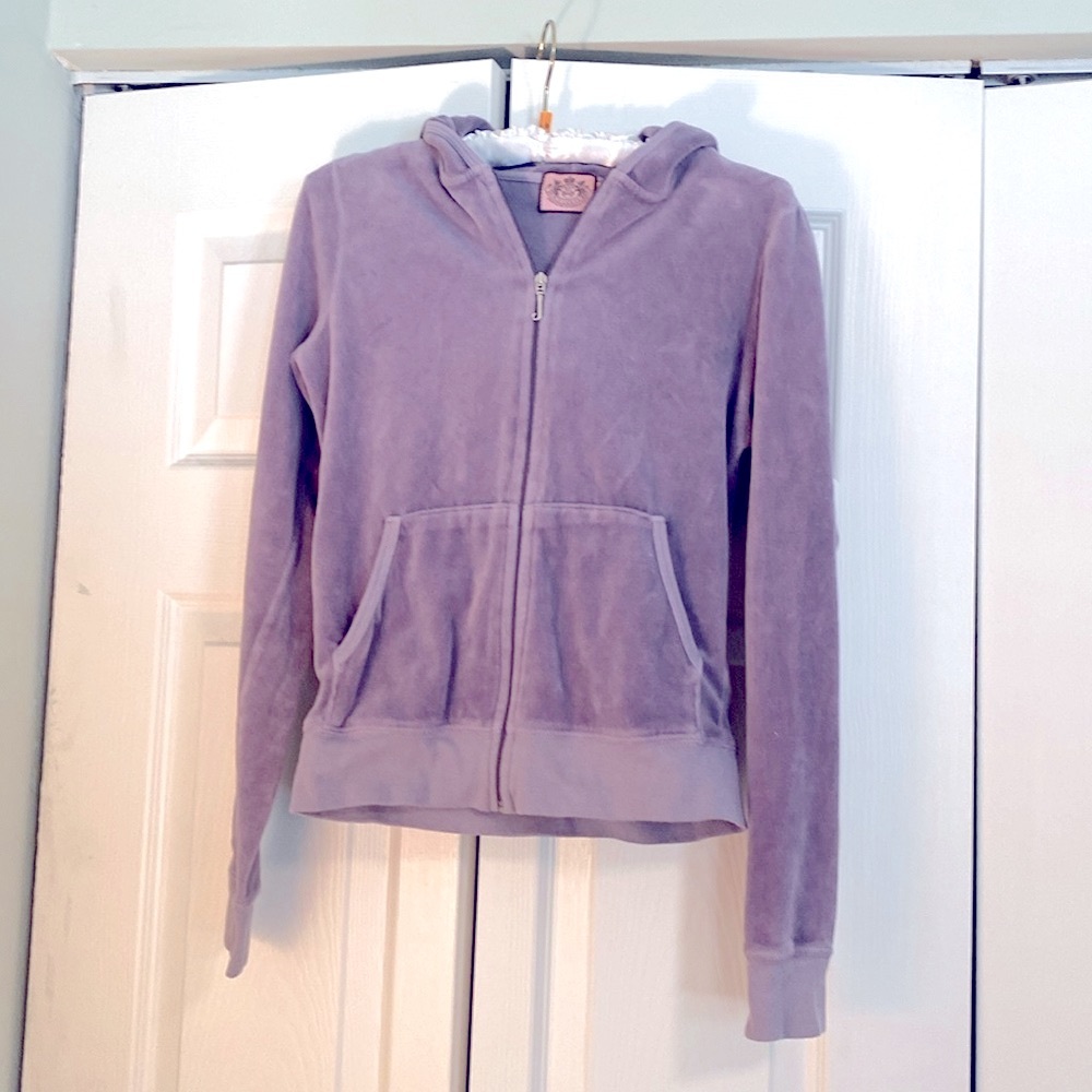 Juicy Couture velvet youth hoodie